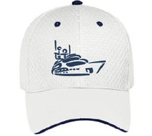 Load image into Gallery viewer, My Yacht® Group - Monaco / USA Grand Prix Branded Cap - White / Blue